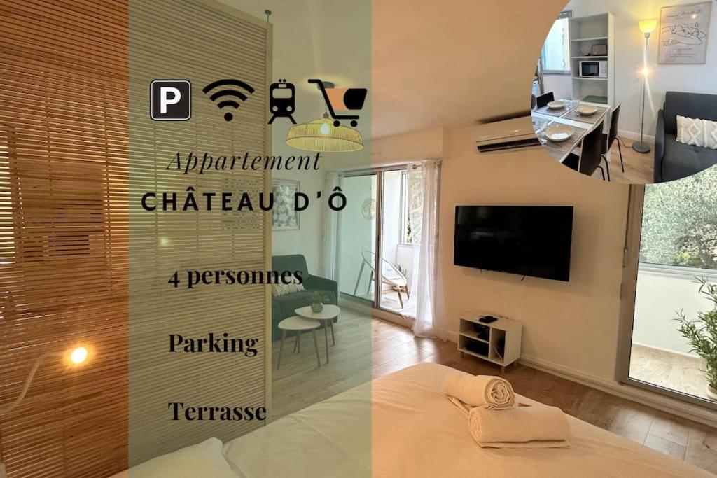 041 - Studio Le Chateau D'O, Appart 4Pers, Parking, Proche Faculte De Medecine Montpellier Exteriör bild
