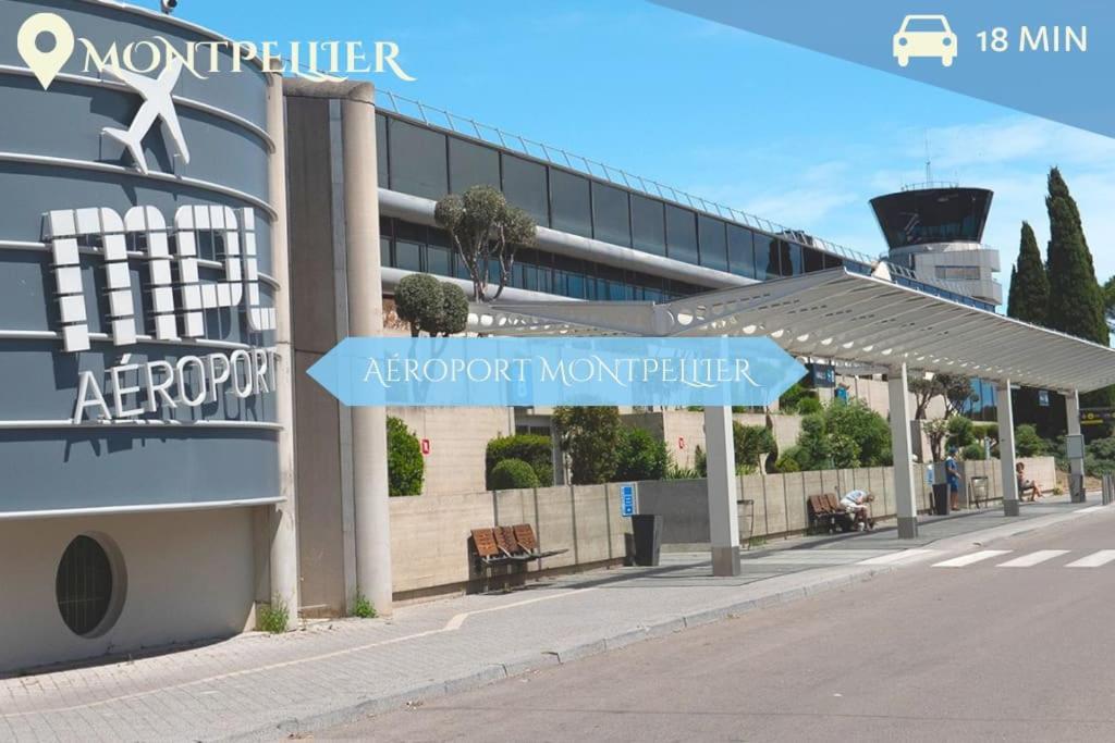 041 - Studio Le Chateau D'O, Appart 4Pers, Parking, Proche Faculte De Medecine Montpellier Exteriör bild